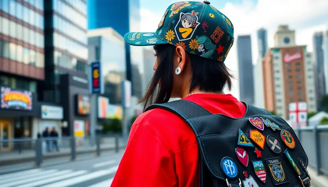 Anime-inspired jewelry capturing the essence of street style.